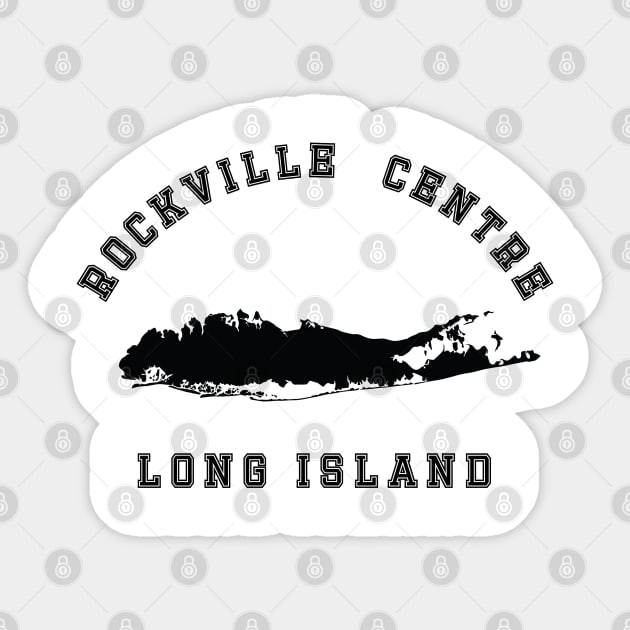 Rockville Centre (Light Colors) Sticker by Proud Town Tees